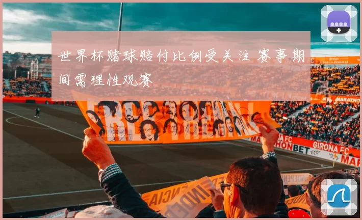 世界杯赌球赔付比例受关注 赛事期间需理性观赛