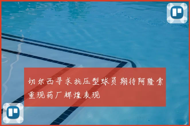 切尔西寻求抗压型球员期待阿隆索重现药厂辉煌表现